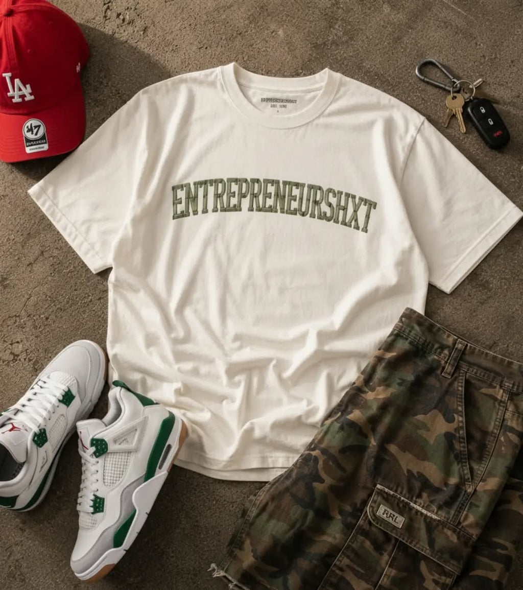 ENTREPRENEURSHXT tartan Logo Tee