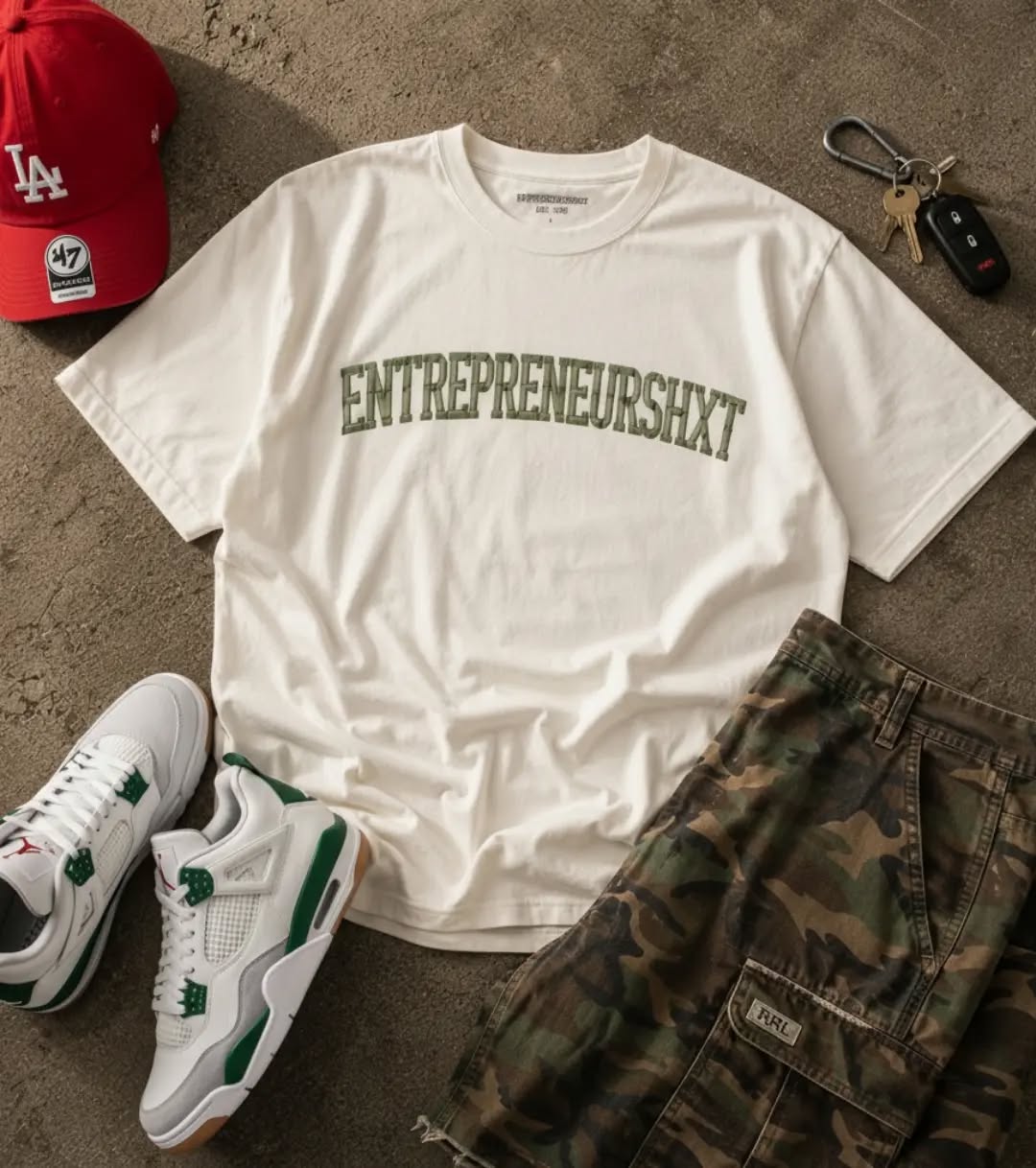 ENTREPRENEURSHXT tartan Logo Tee