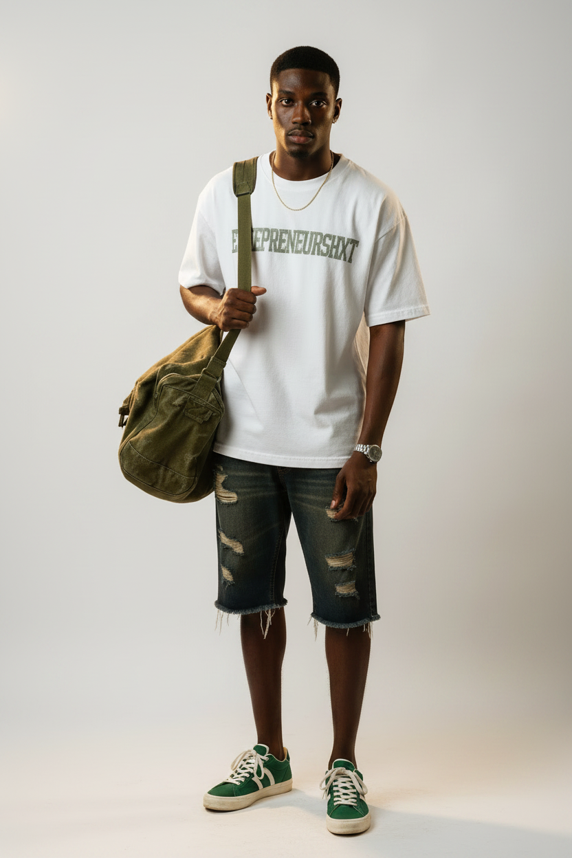 ENTREPRENEURSHXT tartan Logo Tee